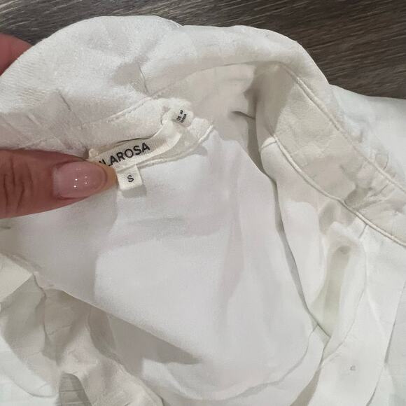 Tularosa X Revolve Romi Dress White Collar Botton Down Maxi Dress Size Small - Picture 3 of 9